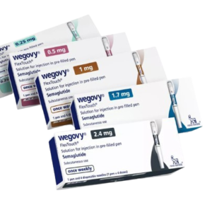 Wegovy® injection pen and packaging
