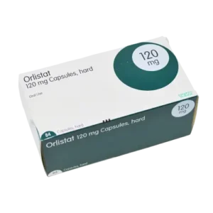 Orlistat 120mg weight loss capsules UK packaging